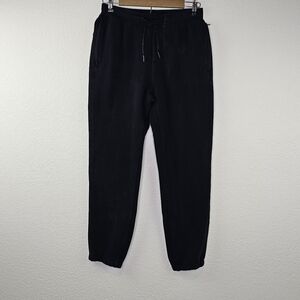 Lululemon Cotton-Blend Jersey Sweatpants Black Small